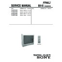 Sony KV-BZ21M80 Service Manual