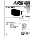 Sony KV-C2160B Service Manual