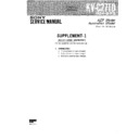 Sony KV-C27TD Service Manual