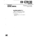 Sony KV-C2913D (serv.man2) Service Manual