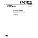 Sony KV-D3432U (serv.man2) Service Manual