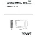 Sony KV-DW36K9H Service Manual