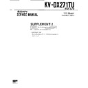 Sony KV-DX271TU (serv.man2) Service Manual
