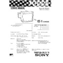 Sony KV-FX2923E Service Manual
