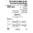 Sony KV-G14M1 (serv.man5) Service Manual