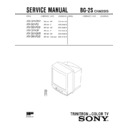 Sony KV-G21DK2 Service Manual
