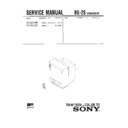 Sony KV-G21M2 Service Manual