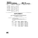 Sony KV-G25M1 (serv.man2) Service Manual