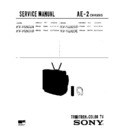 Sony KV-H2921A Service Manual