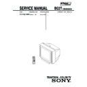 Sony KV-HA21M80 Service Manual