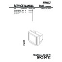 Sony KV-HA21M80J Service Manual