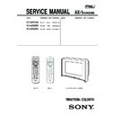 Sony KV-HR32K90 (serv.man2) Service Manual