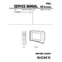 Sony KV-HR32K90 Service Manual