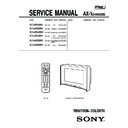 Sony KV-HR36M61 (serv.man3) Service Manual