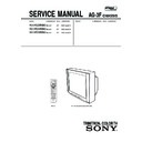Sony KV-HS29M90 Service Manual