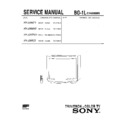 Sony KV-J29MF1 (serv.man6) Service Manual