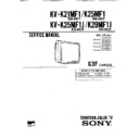 Sony KV-K21MF1 Service Manual