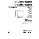 Sony KV-K21MN11 Service Manual