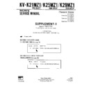 Sony KV-K21MZ1 (serv.man2) Service Manual