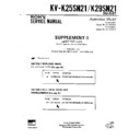 Sony KV-K25SN21 (serv.man2) Service Manual