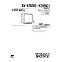 Sony KV-K25SN21 Service Manual