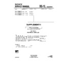 Sony KV-LX34M31 Service Manual