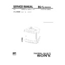 Sony KV-LX34M90 Service Manual