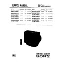 Sony KV-M1400A Service Manual