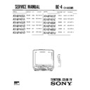 Sony KV-M1450A Service Manual