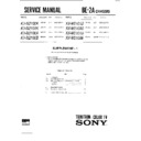 Sony KV-M2100A (serv.man2) Service Manual