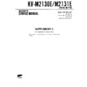 kv-m2130e service manual