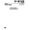 Sony KV-M2140B (serv.man2) Service Manual