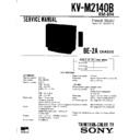 Sony KV-M2140B Service Manual