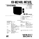 Sony KV-M2140L Service Manual