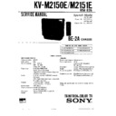 kv-m2150e service manual