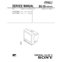 Sony KV-PF14P40 Service Manual