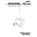 Sony KV-PG14N70 Service Manual