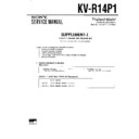 Sony KV-R14P1 (serv.man2) Service Manual
