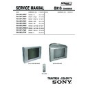 Sony KV-SW212M50 Service Manual