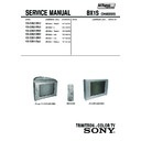 Sony KV-SW21M60 Service Manual