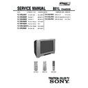 Sony KV-SW25M31 Service Manual