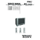 Sony KV-SW25M80 Service Manual