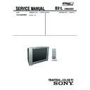 Sony KV-SW293M81 Service Manual