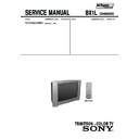Sony KV-SW294M81 Service Manual