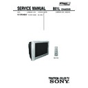 Sony KV-SW34M50 (serv.man2) Service Manual