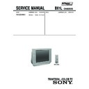 Sony KV-SZ25M80 (serv.man2) Service Manual