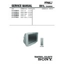Sony KV-SZ29M50 Service Manual