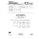 Sony KV-T21MF1 (serv.man3) Service Manual