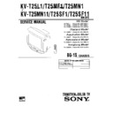 Sony KV-T25L1 Service Manual