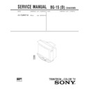 Sony KV-T25MF1K Service Manual